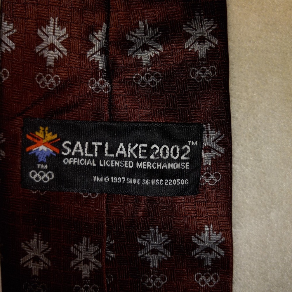 2002 Winter Olympics Salt Lake City TEAM USA, Neck Tie, worn by staff